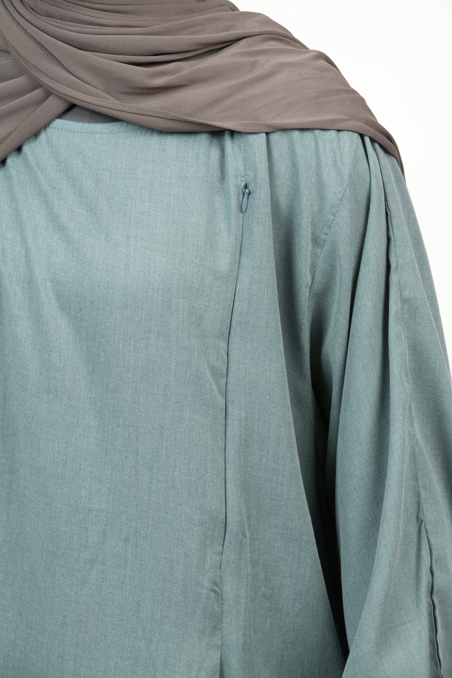 Dried Blue Nursing Abaya